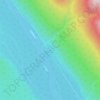 Rocky Mountainsの地形図、標高、地勢