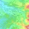 獅頭崙の地形図、標高、地勢