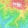 Leviglianiの地形図、標高、地勢