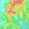 Kleincsaterの地形図、標高、地勢