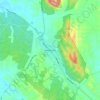 Heathcoteの地形図、標高、地勢