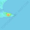 Cabo San Lucasの地形図、標高、地勢