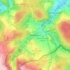 Hellendorfの地形図、標高、地勢