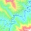 Medias Coloradasの地形図、標高、地勢