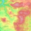 Dunsdorfの地形図、標高、地勢