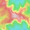 Rainbow Pointの地形図、標高、地勢