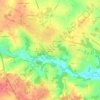 La Poste de Gesvresの地形図、標高、地勢