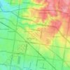 Oakleigh Eastの地形図、標高、地勢