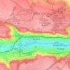 Les Taupiniauxの地形図、標高、地勢