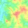 Kurunthencodeの地形図、標高、地勢