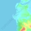 Paraoirの地形図、標高、地勢