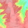 Les Hauts Buissonsの地形図、標高、地勢