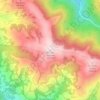 Monte Asoloneの地形図、標高、地勢