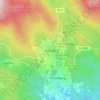 Neubauの地形図、標高、地勢