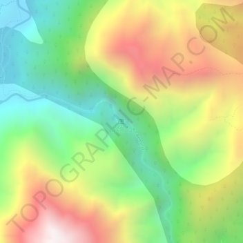 Municipio de Guachipasの地形図、標高、地勢