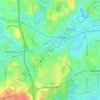 Minnetonka Millsの地形図、標高、地勢