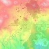 Uruapanの地形図、標高、地勢