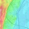 Verreの地形図、標高、地勢