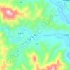 鱼台の地形図、標高、地勢