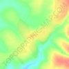 Mpitimbiの地形図、標高、地勢