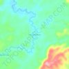 Selva Amazónicaの地形図、標高、地勢