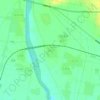 梨杭の地形図、標高、地勢