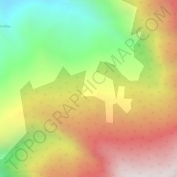 La Argenitna (2)の地形図、標高、地勢