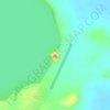 Cerro Prietoの地形図、標高、地勢