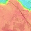 Quartier Dédaleの地形図、標高、地勢