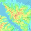 Arnoldの地形図、標高、地勢