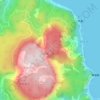 櫛ヶ峯の地形図、標高、地勢