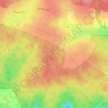 Feldhülbeの地形図、標高、地勢