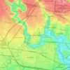 Avondale Heightsの地形図、標高、地勢