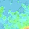 Kerjacobの地形図、標高、地勢
