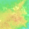 Libardacの地形図、標高、地勢