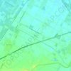Budrioの地形図、標高、地勢