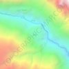 Prokの地形図、標高、地勢