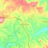 Santo Domingoの地形図、標高、地勢