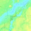 Labish Centerの地形図、標高、地勢