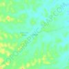 Las Pasasの地形図、標高、地勢