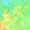 Paouaの地形図、標高、地勢