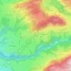 Schachenの地形図、標高、地勢
