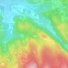 Gadémontの地形図、標高、地勢