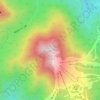 ニセコアンヌプリの地形図、標高、地勢