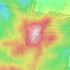 Gaanha-bula–Mount Canobolasの地形図、標高、地勢