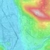Martignanoの地形図、標高、地勢