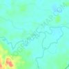 Bedaroの地形図、標高、地勢