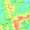Quail Creekの地形図、標高、地勢