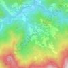 Magnascoの地形図、標高、地勢