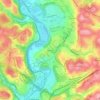Idlewoodの地形図、標高、地勢